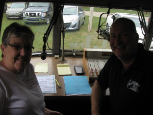 Marsha & Flyin' Brian Broadcasting Live On WIOE From Rotors Over Mentone