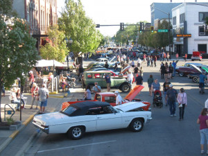 A Look From The Roof Of The Oldies RV At The 1st Friday's Fun!