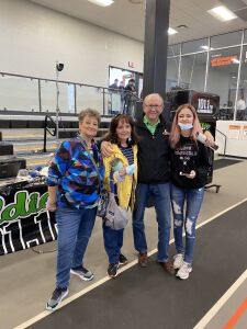 A Family From Louisville Visits The WIOE Booth At The Warsaw Home Show