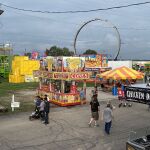 A Look At The Fair Midway From The Roof Of The Oldies RV