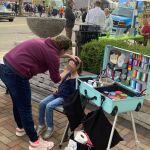 Many Kids Enjoyed Face Painting At The Warsaw 3rd Friday's