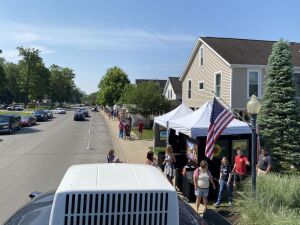 A Look At The Winona Lake Art Fair From The Roof Of The Oldies RV!