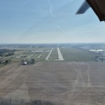 View Of Runway 18, Warsaw From Helicopter Lucy