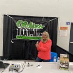 Marilyn Broadcasting Live Inside WIOE's Booth At The Warsaw Home Show 2026