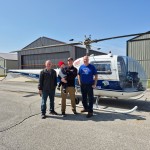 A Family From Angola & Churubusco Flew With Flyin' Brian In Helicopter Lucy