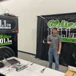 Tyler Broadcasting Live Inside The WIOE Booth At The Warsaw Home Show