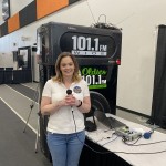 April Broadcasting Live From The WIOE Booth At The Warsaw Home Show