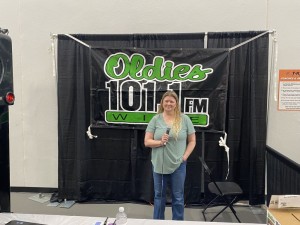 Lisa Broadcasting Live From The WIOE Booth At The Warsaw Home Show!