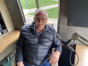 Pastor Jim Takes A Moment To Broadcast From The Kiwanis Breakfast On WIOE